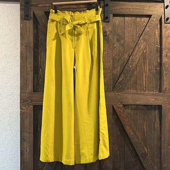 NWT Making the Cut Season 2 Episode 2 Joshua's Wide Leg Citrus Lime Pan… - Picture 3 of 12